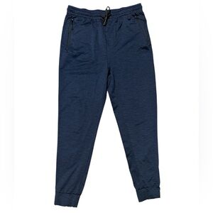 Public Record Men’s Joggers, weathered blue, zipper pockets, drawstring